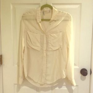 Medium silk button down